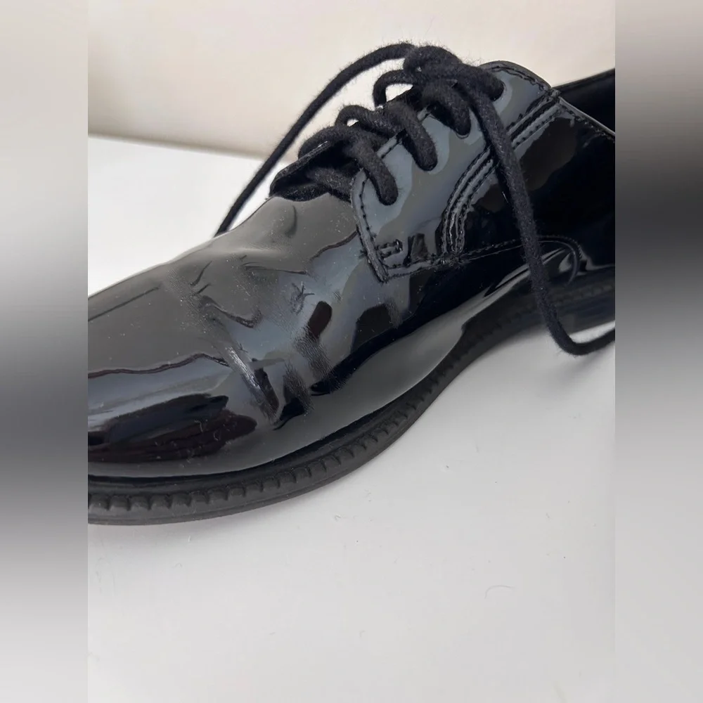 Black Glossy Dress Shoes for Boy